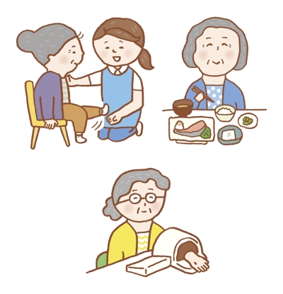 高齢者の健康イラスト