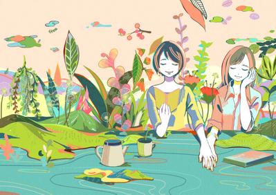 雑誌目次イラスト