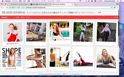 ピラティス情報サイト作成と運営