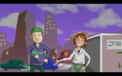 連載アニメーションコント「ナイトメアカオスドラゴン」