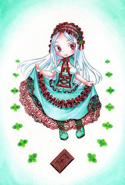 チョコミントドレス