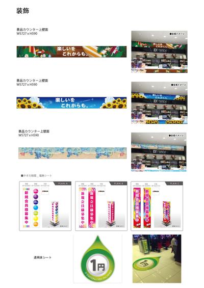 パチンコ店の店舗装飾