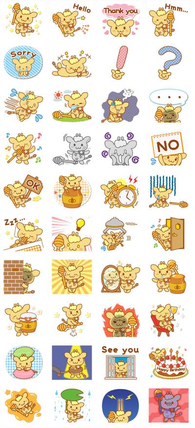 LINEスタンプ作成サンプル