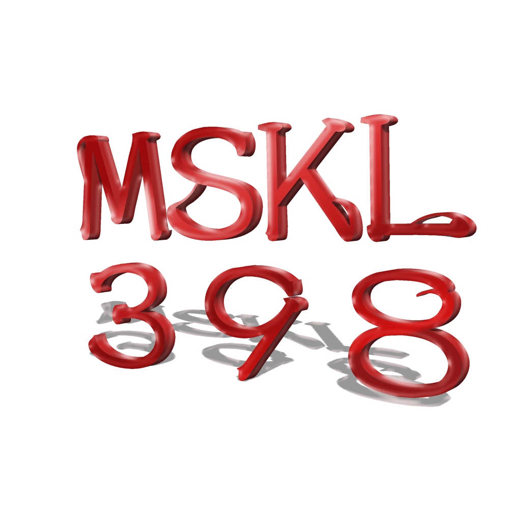 「MSKL398」立体（赤）