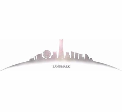 不動産会社LAND MARKのロゴデザイン