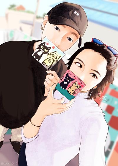 似顔絵イラスト④