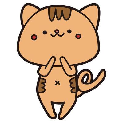 動物キャラクター作成例・猫