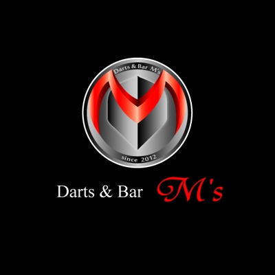 『darts & bar M's』様　ロゴ
