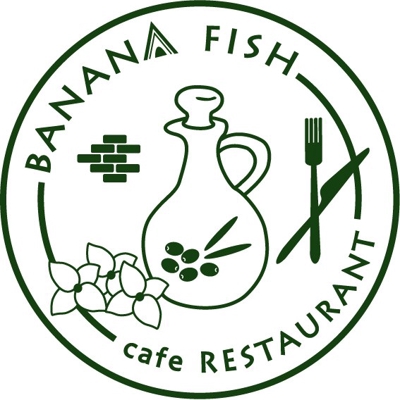 『cafe　Restaurant BANANA FISH』様　ロゴ 