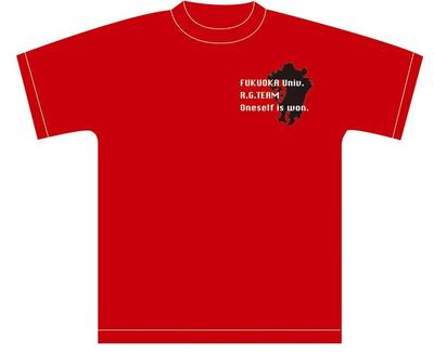 福岡大学男子新体操部チームTシャツ