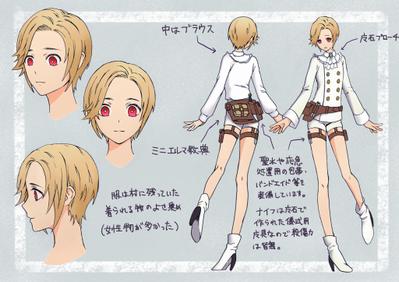 企画用キャラクターデザイン案