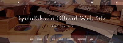 RyotaKikuchi Official Website