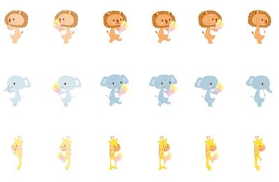 【Work】アニメーション用キャラクター 
