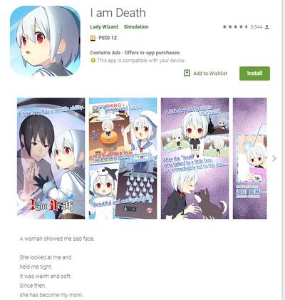 ゲームアプリI am Death の日英、日タイ翻訳