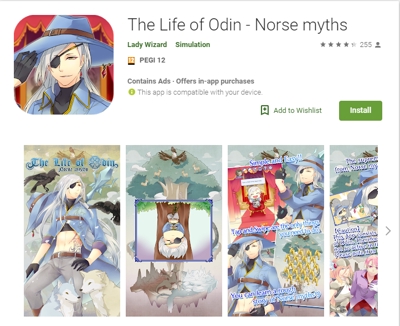 ゲームアプリ The Life of Odin - Norse myths の日英翻訳