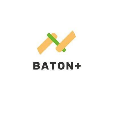 株式会社BATON+様のロゴ