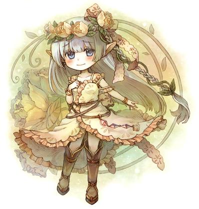 エルフの女の子