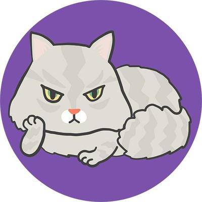 ほっこりかわいいSNS用アイコン「ねこ」全身