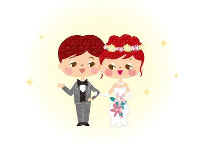 【Work】結婚式用イラスト