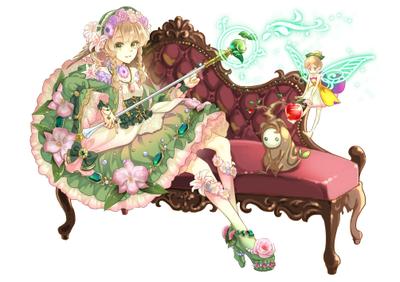『花』をモチーフにしたキャラクターデザイン