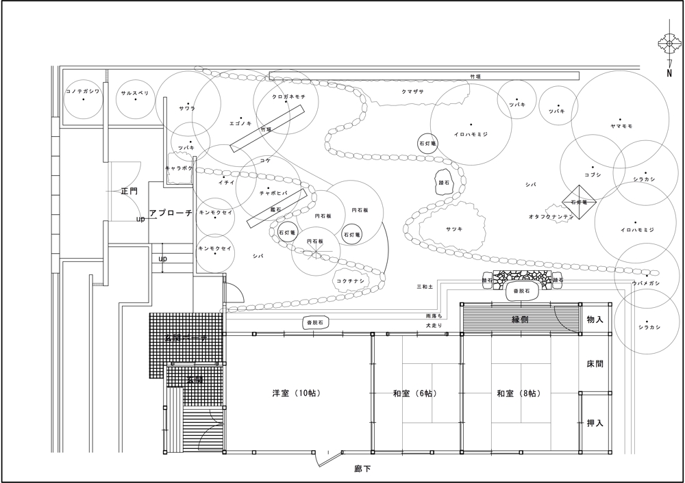 造園設計平面図