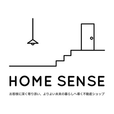 不動産仲介業者”HOME SENSE”様ロゴ