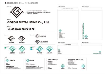 ロゴ、名刺、封筒デザイン