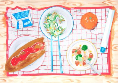 給食のイラスト