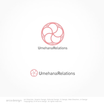 UmehanaRelations ロゴ作成