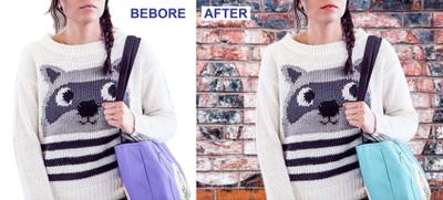 画像加工　Before/After