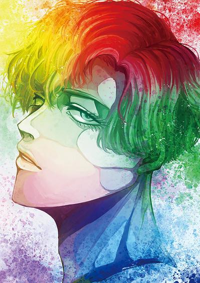 「一年生、前期最後のイラスト」