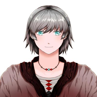 オリジナル/胸までの人物