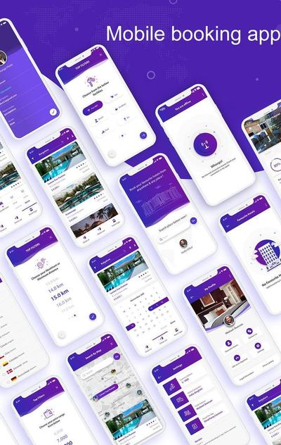 ホテル予約、iPhone、Android App