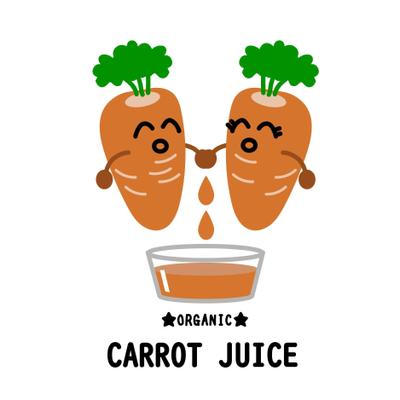人参ジュースのイラスト