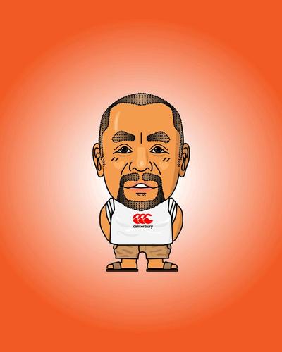 友人の似顔絵