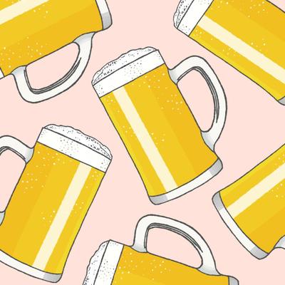 ジョッキのビールのイラスト