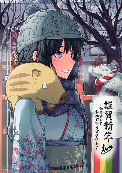 ２０１９正月イラスト