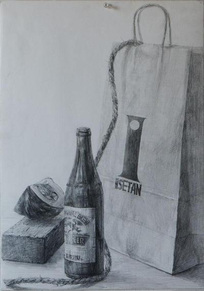 静物画デッサン