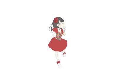 可愛いアイドルのイラスト