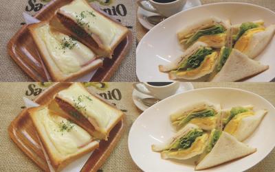 飲食店の差し込みメニュー用の画像編集