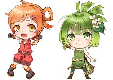 自動車擬人化・わさび擬人化デフォルメキャラクターを制作しました