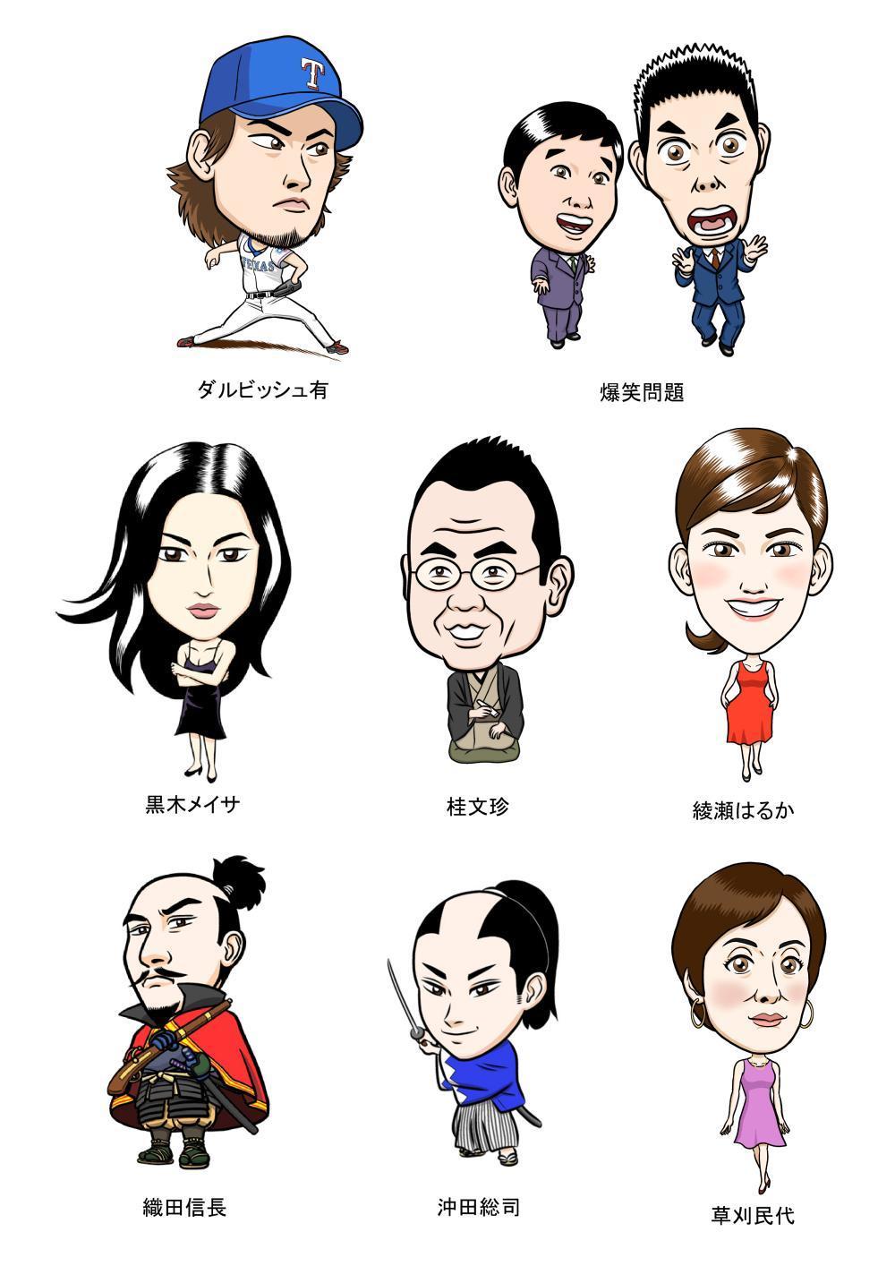 似顔絵（著名人）