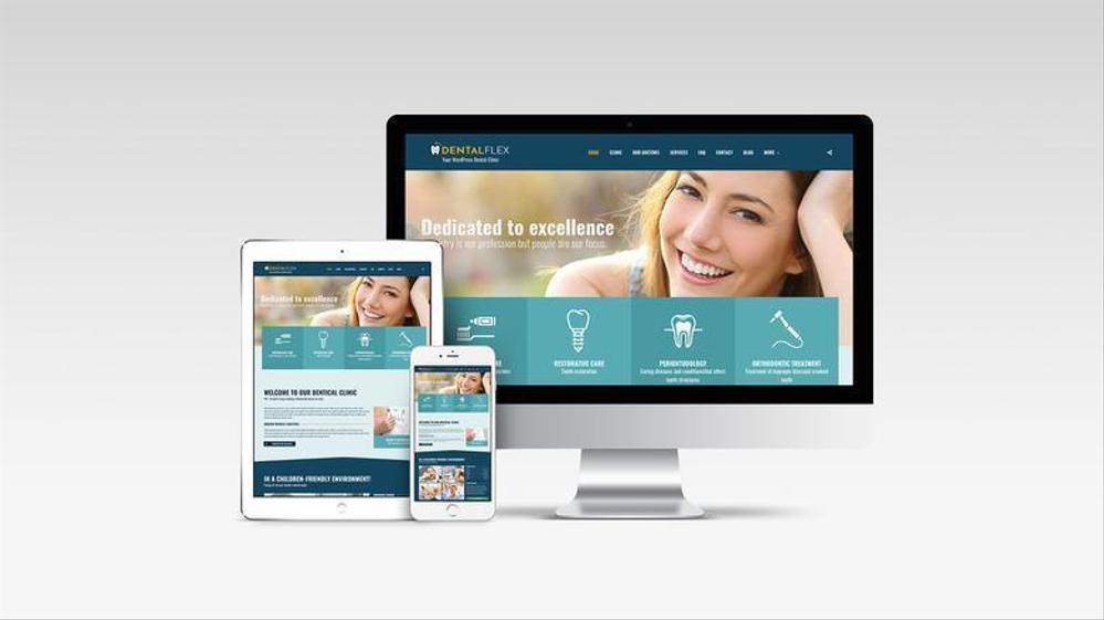 歯科医ウェブサイトデザイン