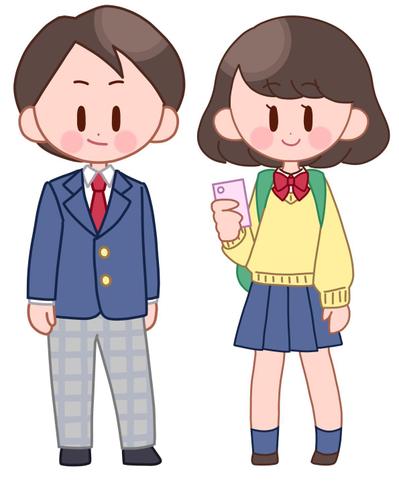 デフォルメイラスト：学生
