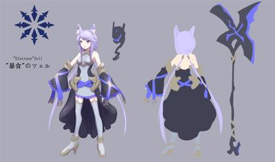 キャラクターデザイン設定画