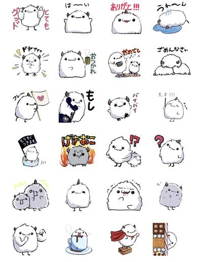 LINEスタンプ例
