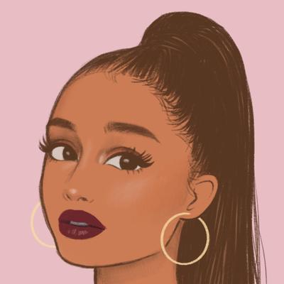 デジタル似顔絵 Ariana Grande 