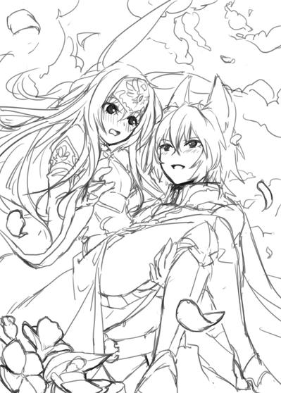 挿絵系　ラフ2