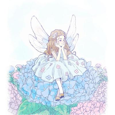 花の妖精をモチーフにしたイラスト