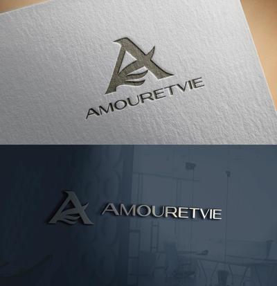 自社アパレルブランド AMOURETVIE様 ロゴデザイン案